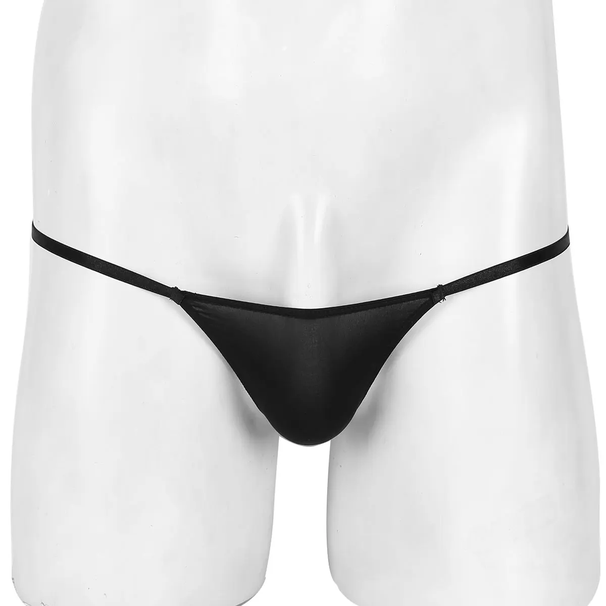 Lingerie sexy pour hommes, culotte Sissy transparente, sous-vêtement taille basse 7.0, perle, g-slice, micro tongs masculins, sous-vêtements genci