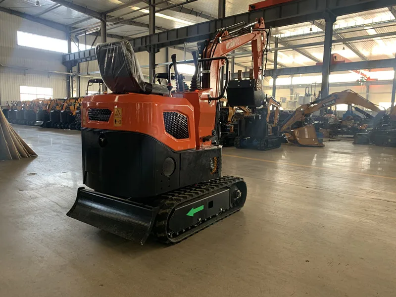 Micro Digger 0.9Ton ไฮดรอลิก Crawler รถขุดขุดสวนฟาร์มใช้ Crawler รถขุด