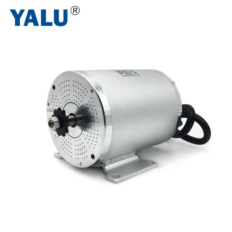 

YALU MY1020 Upgrade Brushless dc motor BM1109 1600W 48V Middle Electric Car Engine BLDC Motor For Ebike Bicycle Scooter Kit