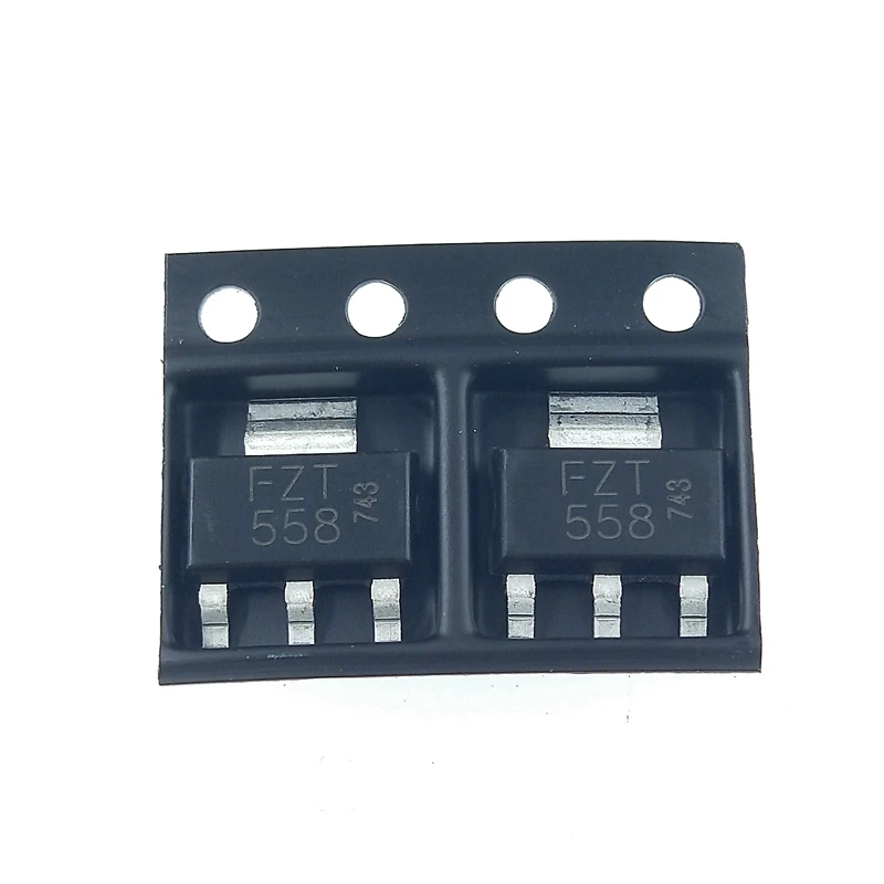 20 개/몫 원래 FZT558 FZT558TA 400V200MA 0.2A PNP SOT223 재고