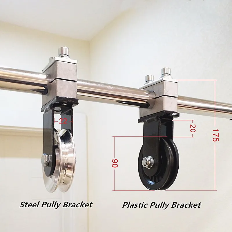 Siłownia Pully wspornik stojak Fix na 25-32MM średnica słup Lat Pull Down akcesoria do maszyn sprzęt trening siłowy mięśni