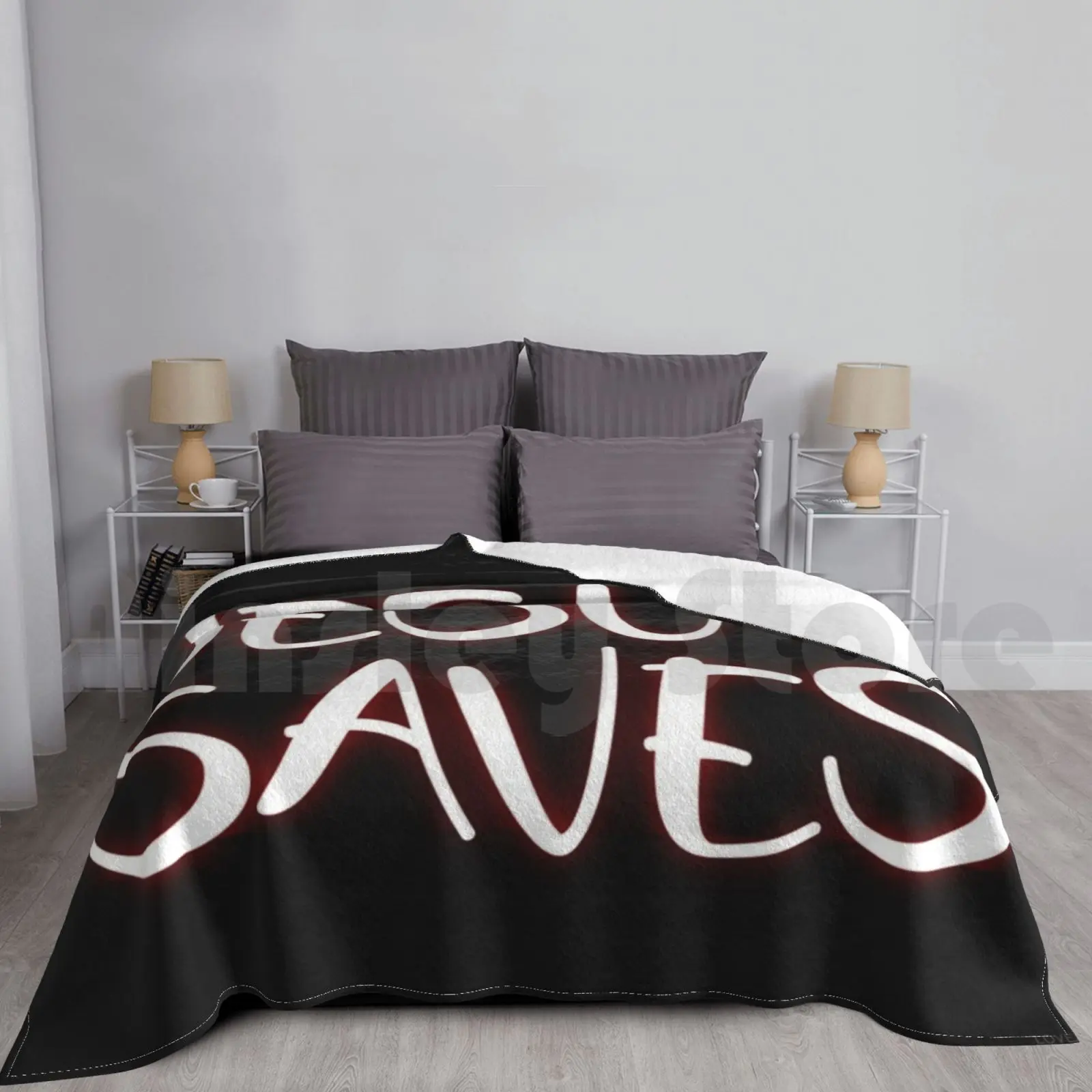 Jesus Save Blanket Fashion Custom 2747 Jesus Save Jesus Saves Jesus Save Love Salvation Guard Church