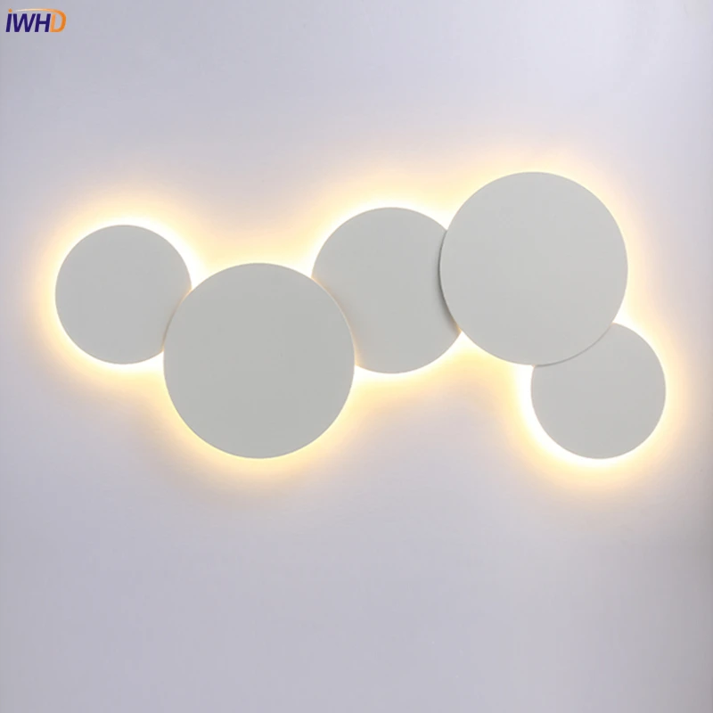 

12W LED Modern Creative Wall Lamp Nordic Bedroom Mirror Light For Home Decor Loft Sconce Fixture Living Room Decoration 90V-220V