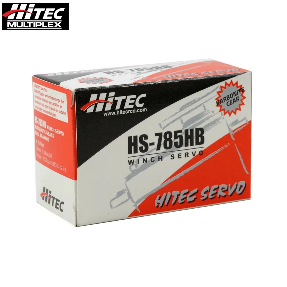 Hitec HS-785HB HS785HB Karbonite 3.5 Turn Winch Servo 4.8-6.0V 13.2KG Dual Ball Bearing Servo