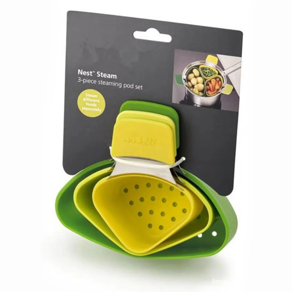 Dropshipping 3/Set Kitchen Steamer Basket Steamer Vegetable Instant Cooker Multifunctional Kitchen Accessories Cookware