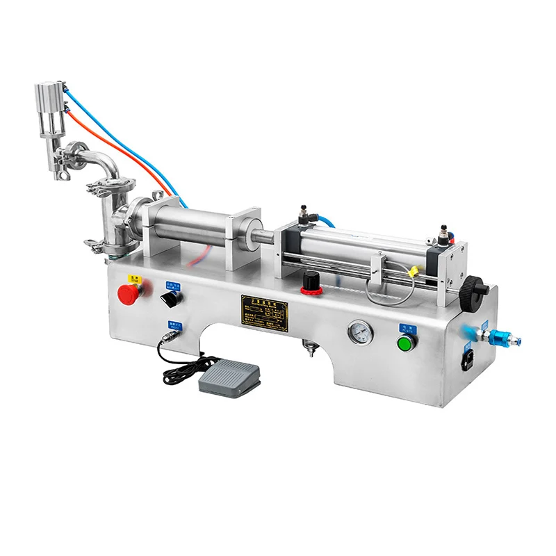 Liquid filling machine Pneumatic Piston Liquid Filler Wine Milk Juice quantitative Filling Machine