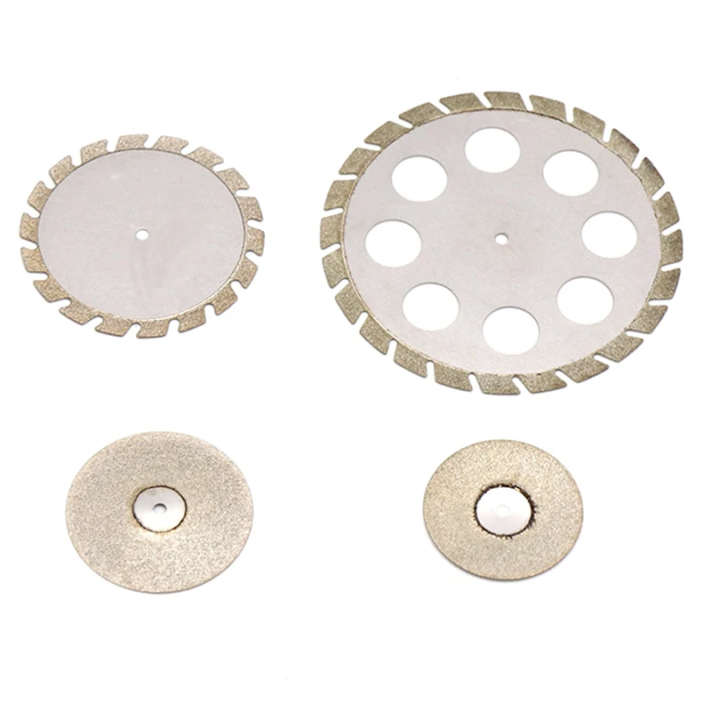 1 Buah 19-45Mm Piringan Berlian Mini Circular Saw Cutting Disc Grinding Wheel Abrasive Disc untuk Dremel Rotary Tools Jade Stone Blade