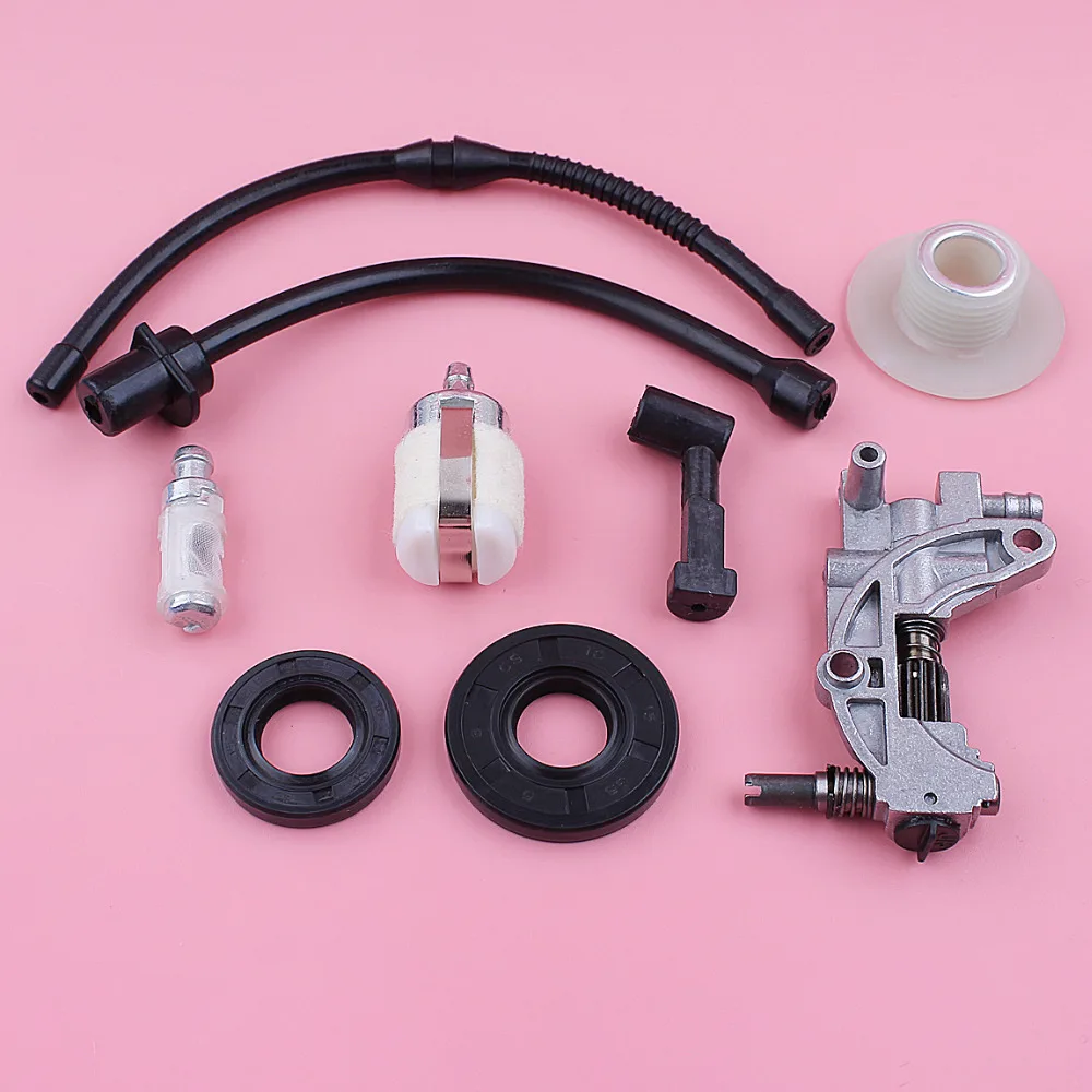 Nhiên Liệu Lọc Dầu Dòng Bơm Con Sâu Gear Hồi Cho Trung Quốc 4500 5200 5800 45cc 52cc 58cc Cưa Máy Công Cụ Thay Thế Dự Phòng một Phần