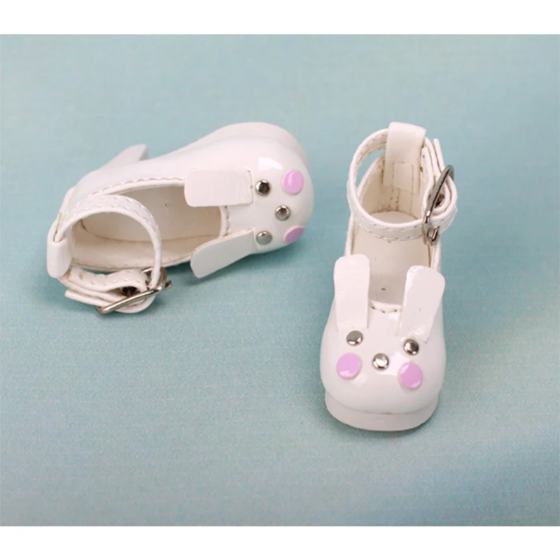 1/6 BJD schuhe kaninchen hohe ferse schuhe 4,5 cm puppe leder schuhe für 1/6 BJD YOSD schuhe puppe zubehör