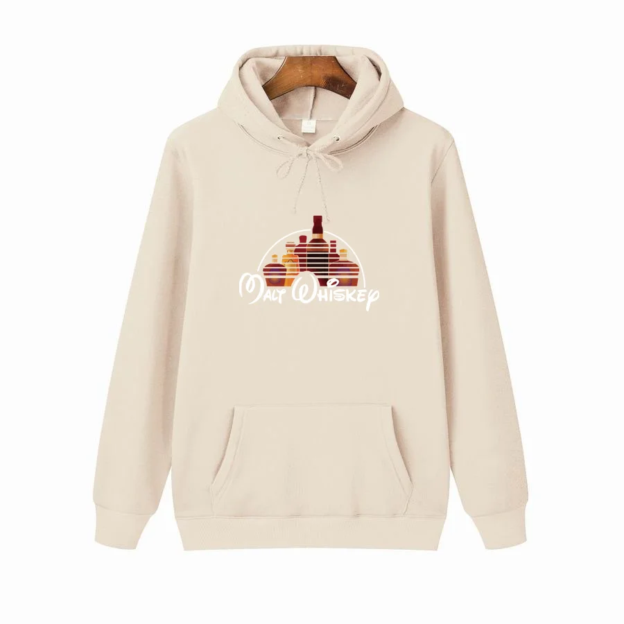 2022 Autumn and Winter New Men's Hoodie Men's Casual Sweatshirt  Beer Bottle Printed Hoodie Unisex Casual Long-Sleeved Pullover