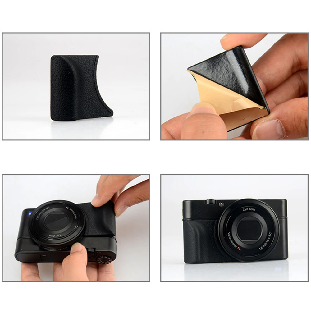 Photography Camera Hand Grip Parts Scratch Resistant Anti Slip Attachment Adhesive Silicone AG R2 Curved Edge For Sony RX100