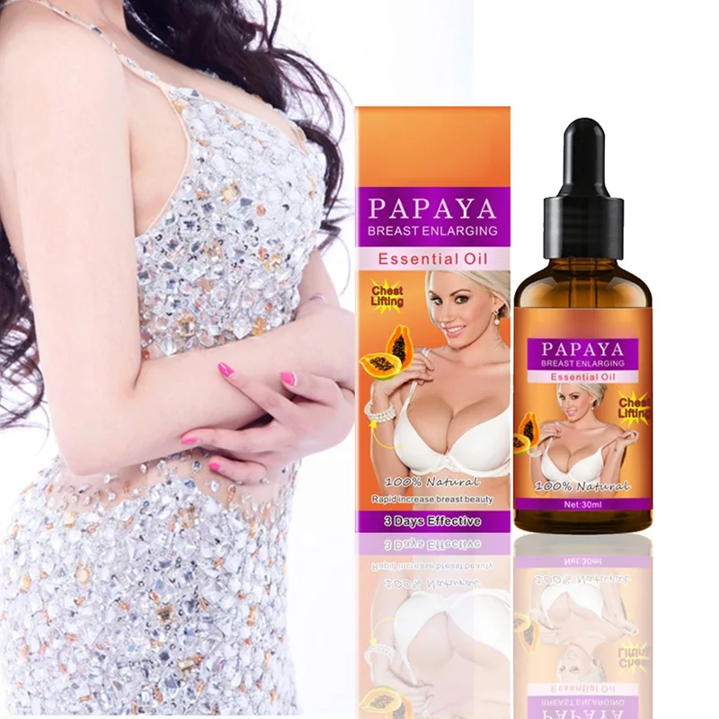 30ml 100% Natural Breast Enlarging Essential Oil Enhancement Promote Growth 3 Days Effective Chest Lifting Beauty Health