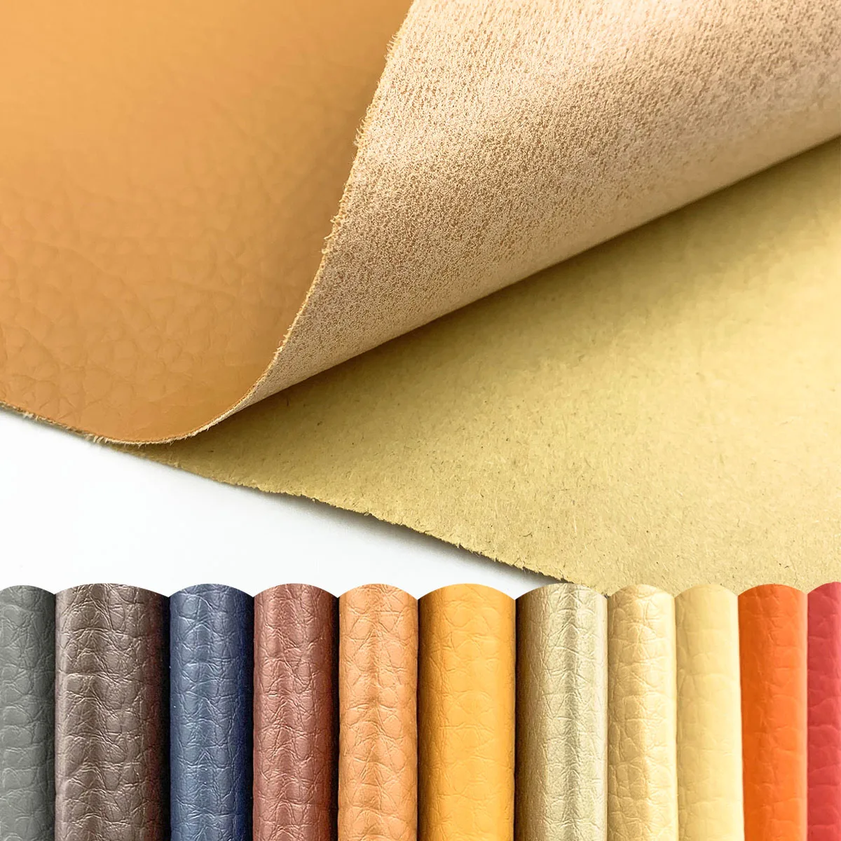 Self Adhesion Litchi Pattern Faux PU Leather Synthetic Repair Patch  Sofa Car Sticker Decoration Waterproof DIY Handmade 20*15CM