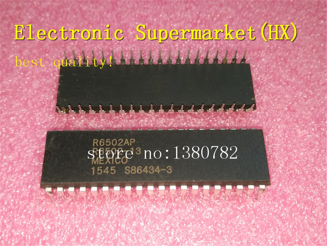 

Free Shipping 10pcs/lots R6502AP R6502 DIP-40 IC In stock!