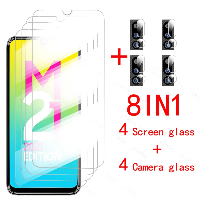 Camera Glass For Samsung M21 Glass Screen Protector For Samsung Galaxy M21 Tempered Glass Sumsung M 21 2021 SM-M215G M215G Film