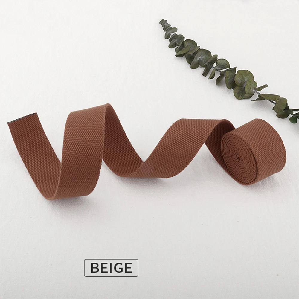 Canvas webbing belt bag cotton webbing polyester/cotton webbing backpack strapping sewing bag belt bag accessories webbing