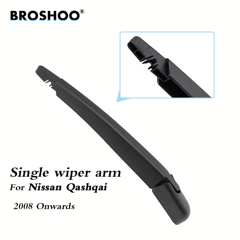 BROSHOO Car Rear Wiper Blades Back Windscreen Wiper Arm For Nissan Qashqai Hatchback (2008-) 305mm,Windshield Auto Styling