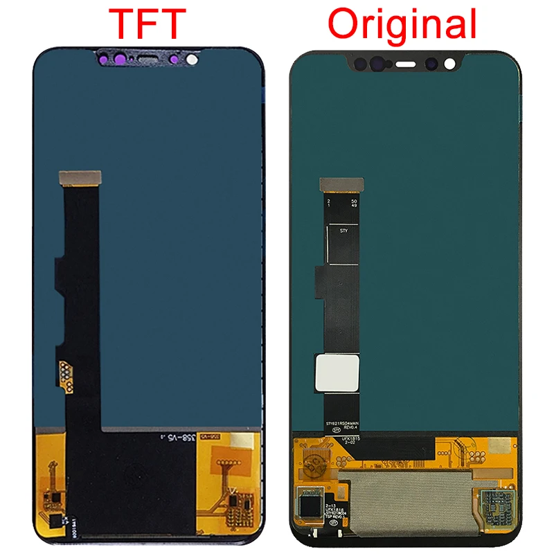 LCD For Xiaomi Mi 8 Display With Frame LCD Touch Screen 6.21\