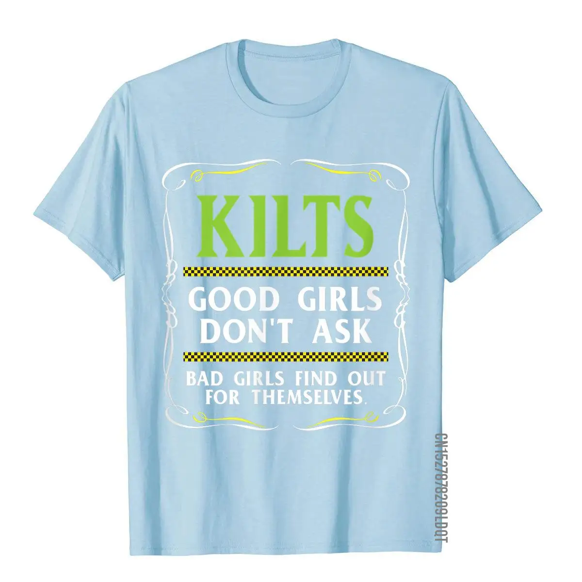 Kilts Good Girls Don't Ask Tshirt for Men Funny Scottish Tee Cool Top T-Shirts Men Cotton Tops & Tees Funny Hot Sale view 5