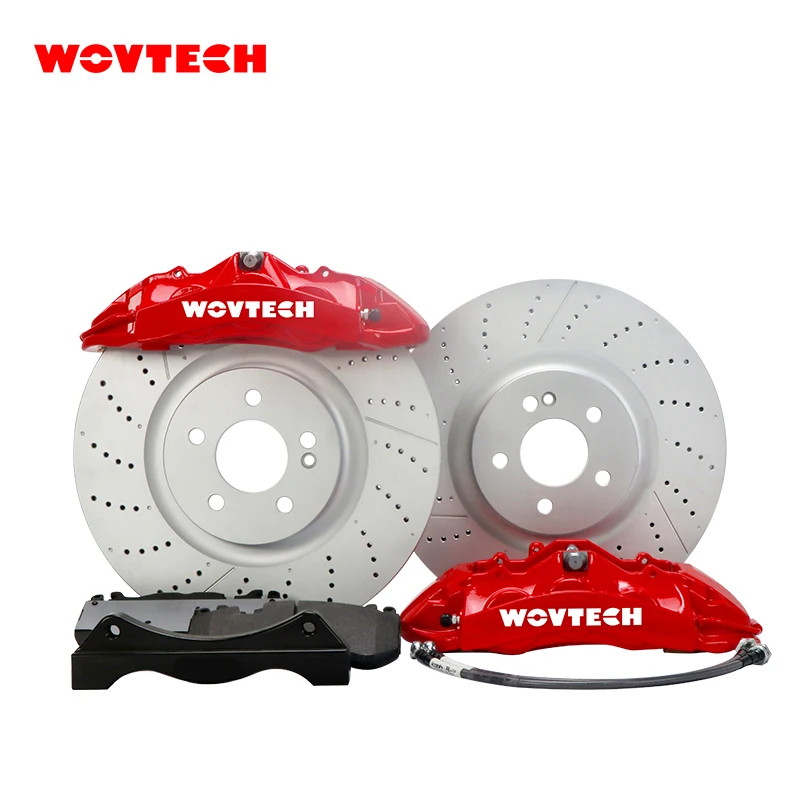 Wovtech Big Brake System C63 6pot Big Calipers with 405*34mm Slotted Disc for Land Cruiser 200 Front