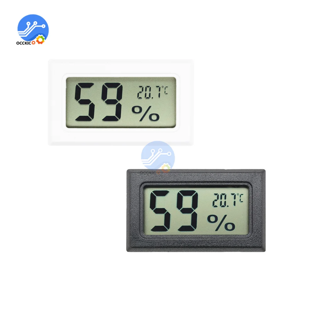 Mini LCD Digital Thermometer Hygrometer Temperature Indoor Convenient Temperature Sensor Humidity Meter Gauge Instruments