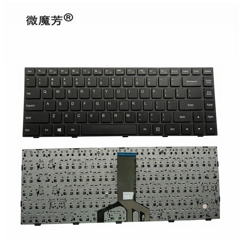 NEW US Laptop Keyboard for Lenovo 100-14 100-14IBY 100-14IBD