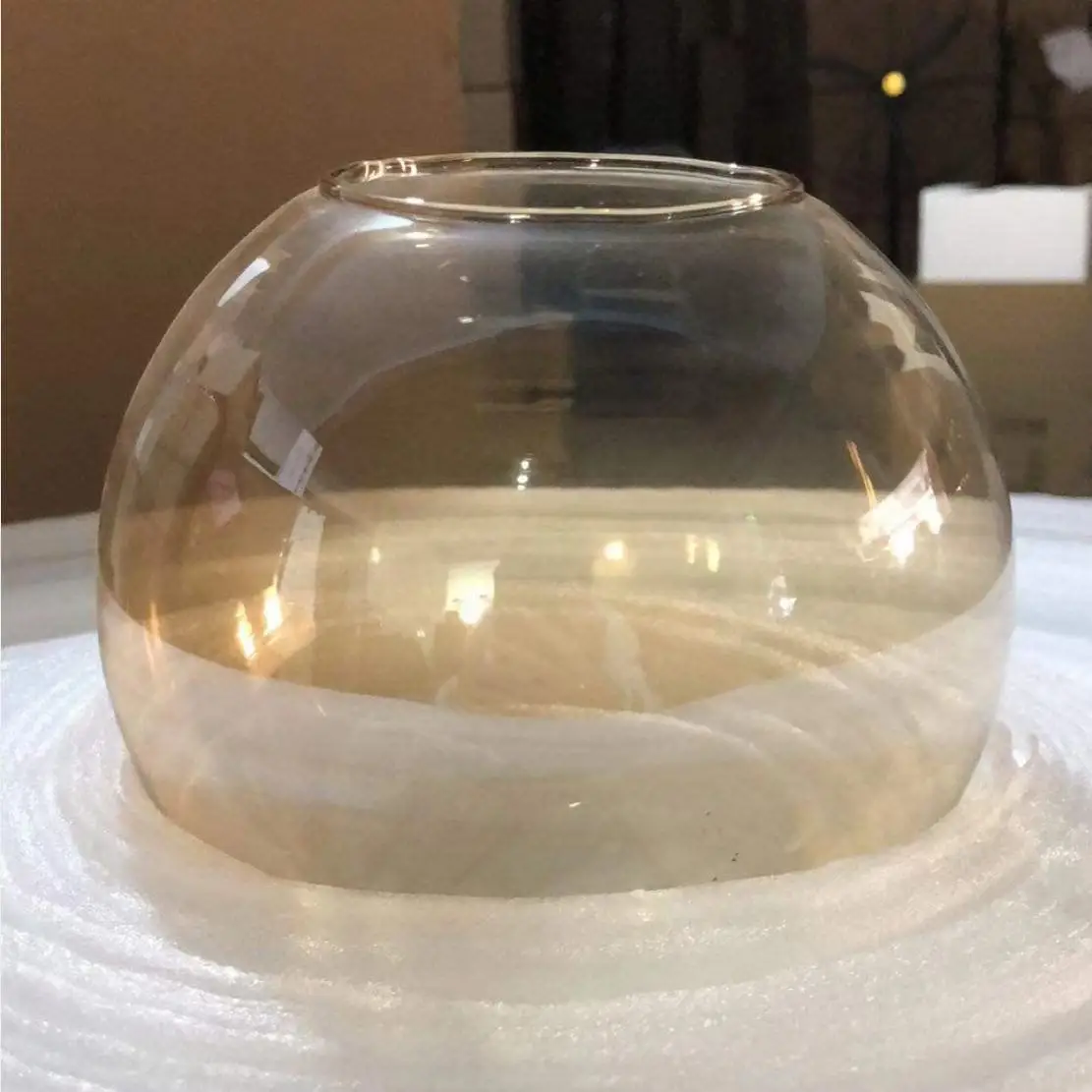 Glass Lamp Shade Accessory Replacement Globe Glass Cover D15cm D13cm Lampshade for Magic Bean Chandelier Transparent Amber