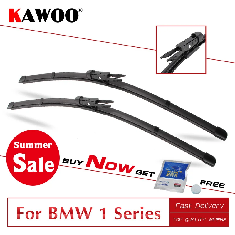 

KAWOO Car Wiper Blade For BMW 1 Series E81 E82 E87 E88 F20 F21 116i 118i 120i 125i 128i 130i 135i 116d 118d 120d 123d 2004-2017