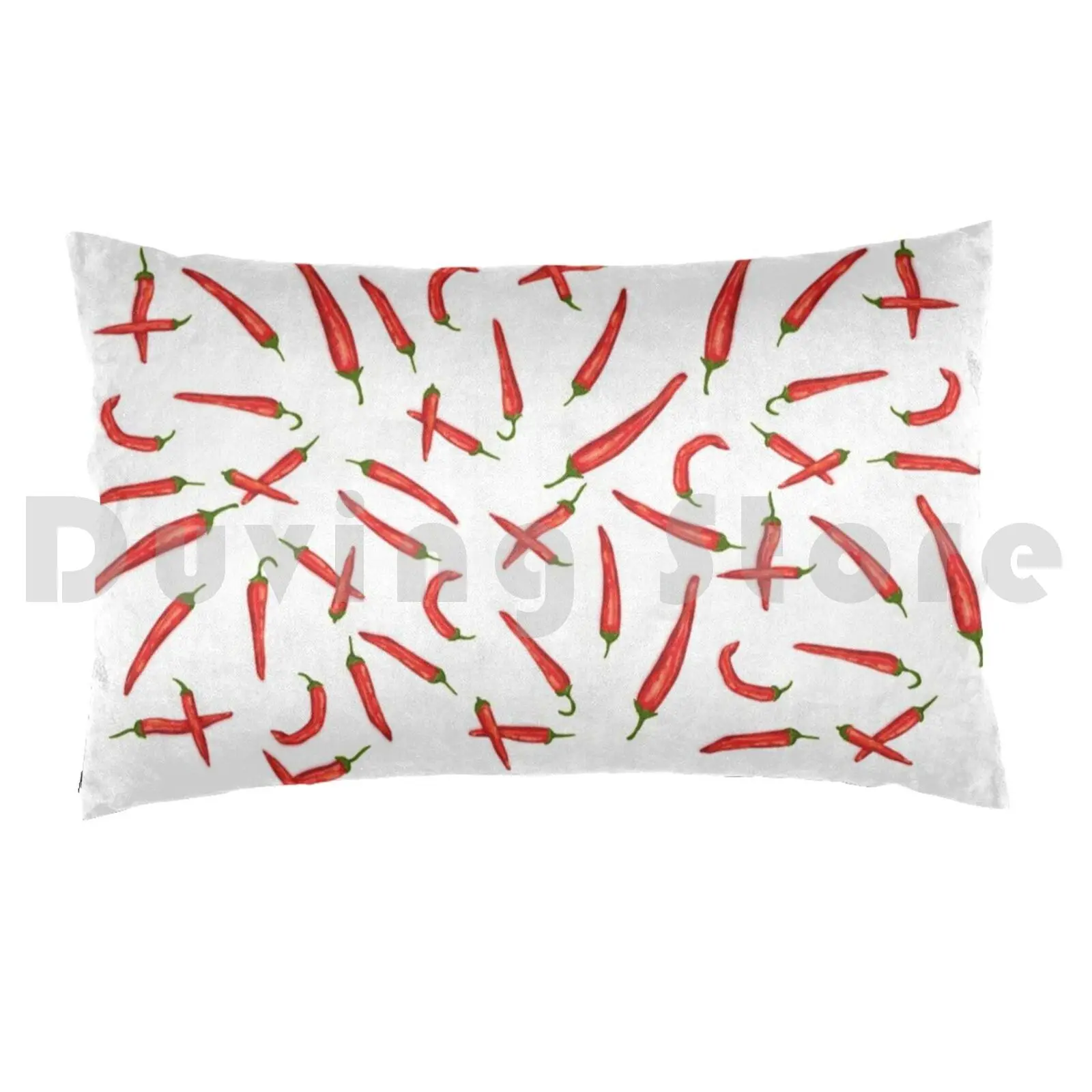 Chili Pillow Case Printed 50x75 Chili Spice Hot Peppers Labuyo Siling Labuyo