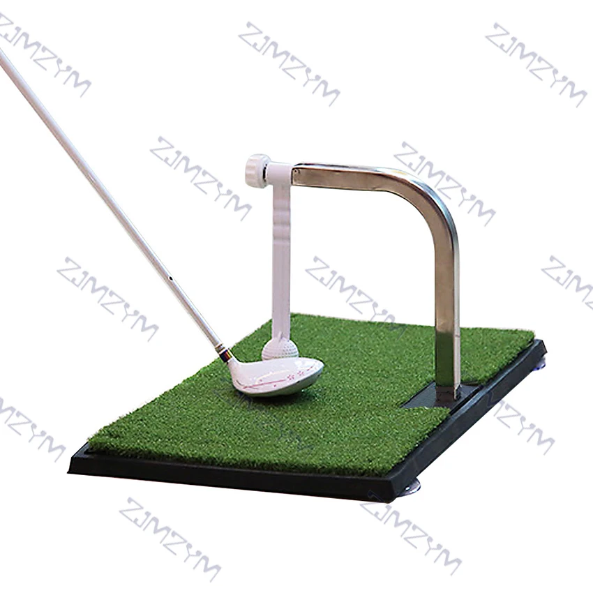 Professional Golf Putting Trainer Indoor Golf Putting Practice Mat 360°Rotation Golf Putter Green Swing Alignment Trainer HL005