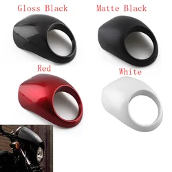 Motorcycle Front Cowl Fork Headlight Fairing Mask+Hardware Fly Screen Racer Visor for For Harley Sportster Dyna FX XL 883 1200