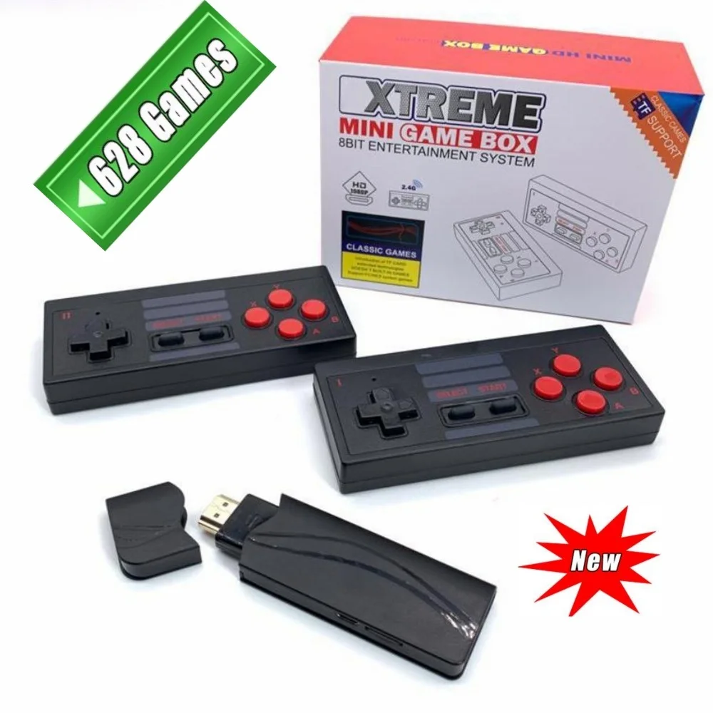 Y2 P 4K ألعاب USB اللاسلكية وحدة التحكم الكلاسيكية لعبة عصا لعبة فيديو وحدة التحكم 8 بت تحكم صغير الرجعية HDMI الناتج المزدوج لاعب HD