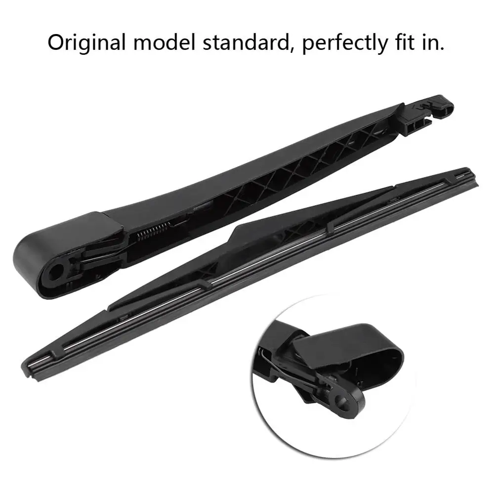 1set Windshield Wiper Silent Smooth Wipe ABS Wear Resistant Rear Wiper Blade for Ford Fiesta MK6 MK7 ST150 2002-2008