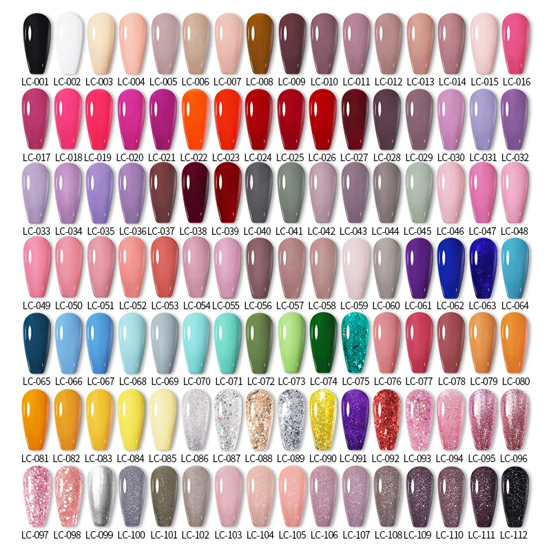 LILYCUTE Gel Nail Polish 7ML Semi Permanent Vernis Base Top coat UV LED Gel Varnish Soak Off Nail Art Gel Polish DIY Nail Design