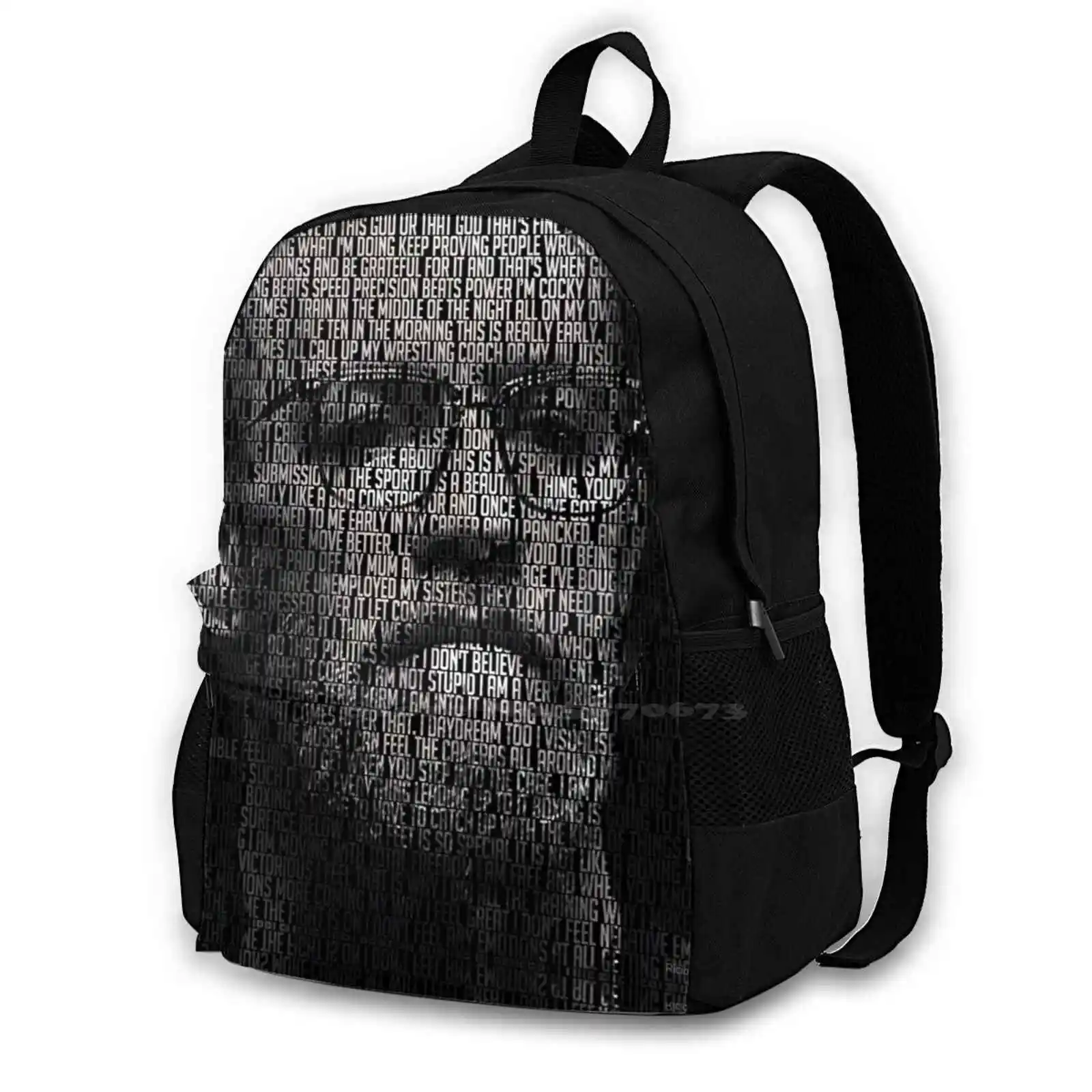 Conor Mcgregor-Words Bag Backpack For Men Women Girls Teenage Mayweathermcgregorfight Tour Conormcgregor Boxing