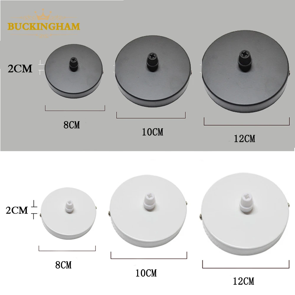Base de chasis colgante de placa de techo, Bases de lámpara Retro, placa de lámpara colgante de hierro, accesorios de iluminación, lámpara de pared artesanal, Rosa