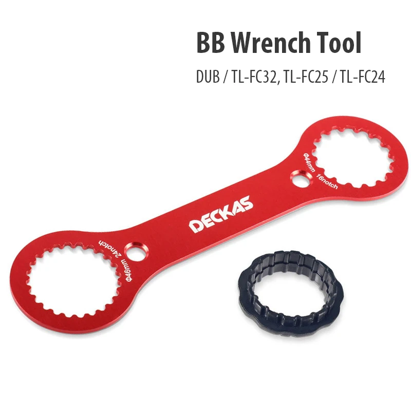 DECKAS Bike Bicycle Multi functional BB Wrench Bottom Bracket Repair Removal Tool For DUB / TL-FC32 Adaptor of TL-FC25 / TL-FC24