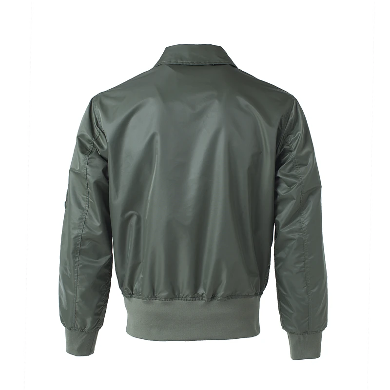 Chaqueta Bomber militar del ejército táctico CWU/45P para hombre, chaqueta de béisbol de vuelo, Top Gun Black B3 Airforce Pilot Flight Wind Breaker,