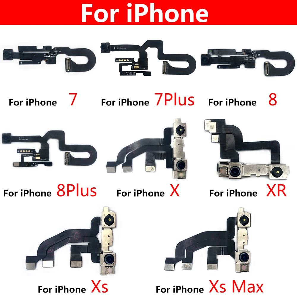 New For IPhone 7 7G 8G 8 Plus X XR XS Max Front Camera Flex With Proximity Light Sensor Flex Cable