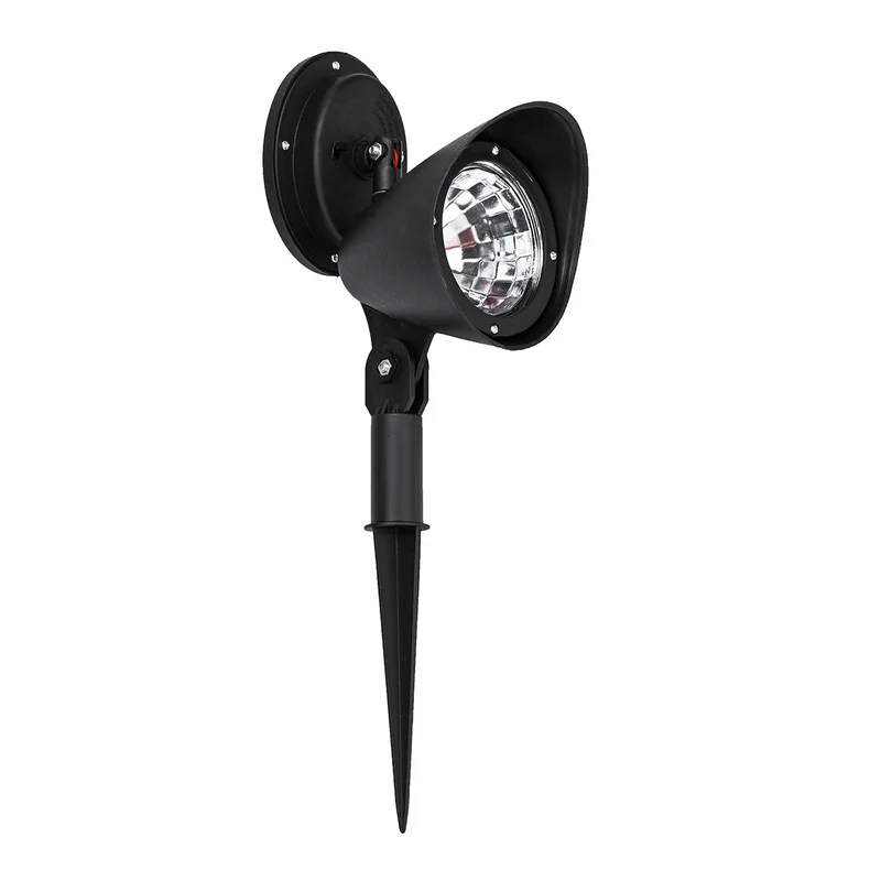 4 LED Spotlight แสงอาทิตย์ปรับแสงแนวนอนระบบรักษาความปลอดภัย Dark Sensing สำหรับ Patio Deck YARD 2in1 กันน้ำ Dropshipping