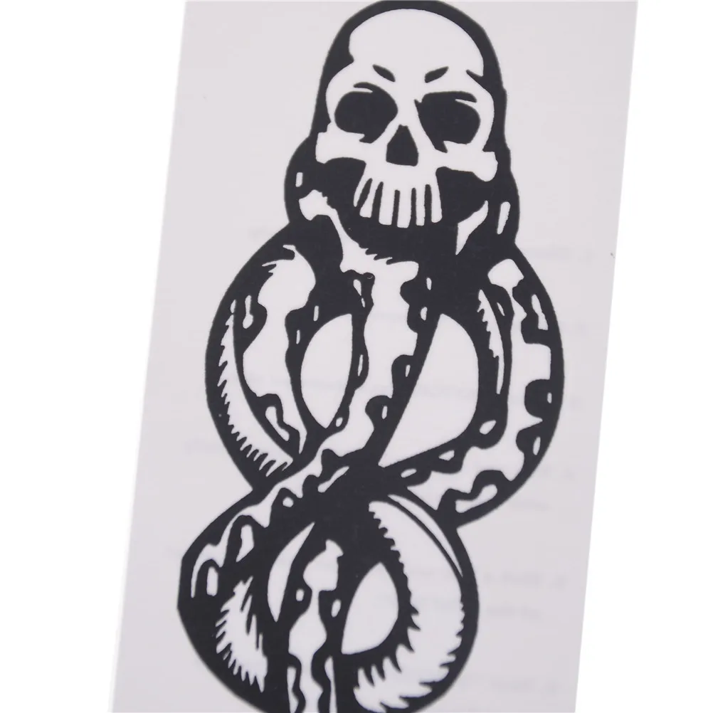 5PCS Death Eaters Dark Mark Make Up Tattoos Stickers Cosplay Accessories and Dancing Party Dance Sticker