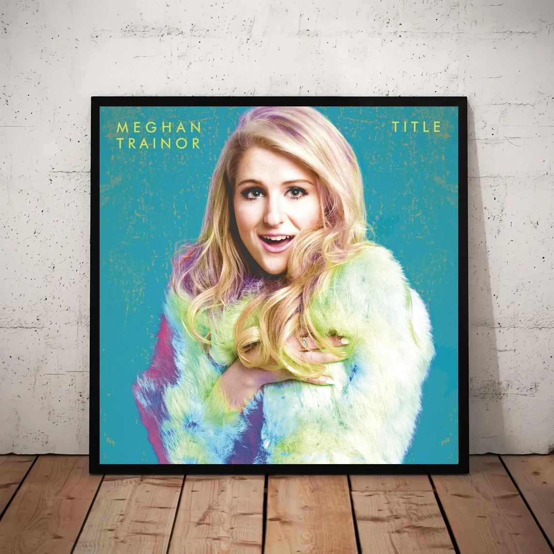 Meghan Trainor Title Music Album Cover Poster Canvas Art Print Home Decoration Wall Painting (No Frame)