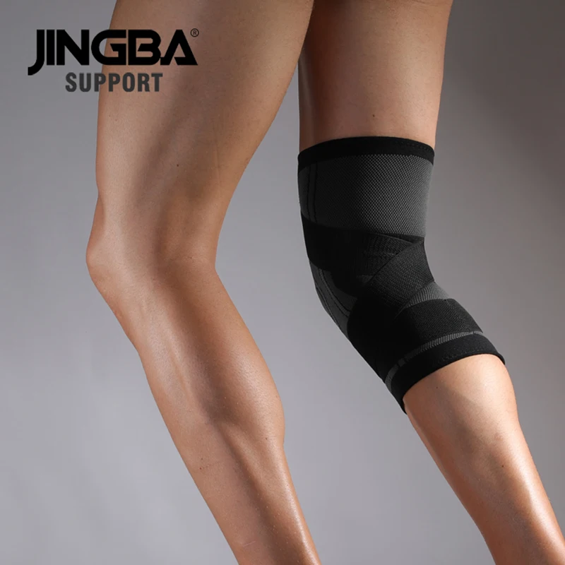 JINGBA SUPPORT Sport Basketball knee pads Protective gear knee protector Volleyball knee brace support rodillera ortopedica