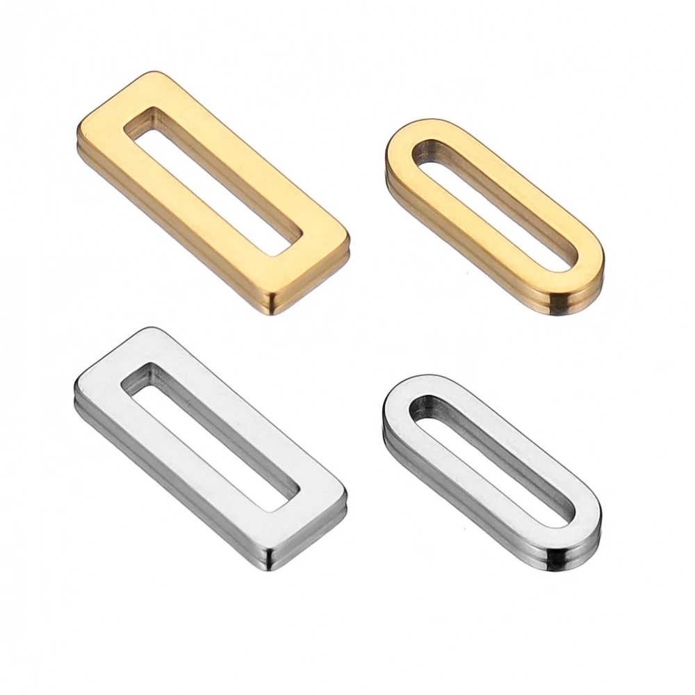 20 Stück Edelstahl-Anhänger in Goldfarbe, rechteckig, für DIY-Schmuckherstellung, Ohrring-Zubehör, Halsketten-Komponenten, Zubehör und Materialien – Detail 6