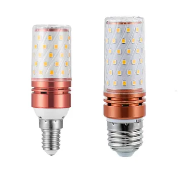 LED Mısır Ampul Işık E14 Avize Mum Işığı E27 Lamba 2835 SMD110V 220V Sıcak Beyaz 3000K Soğuk Beyaz 6500K Doğa Beyaz 4000K