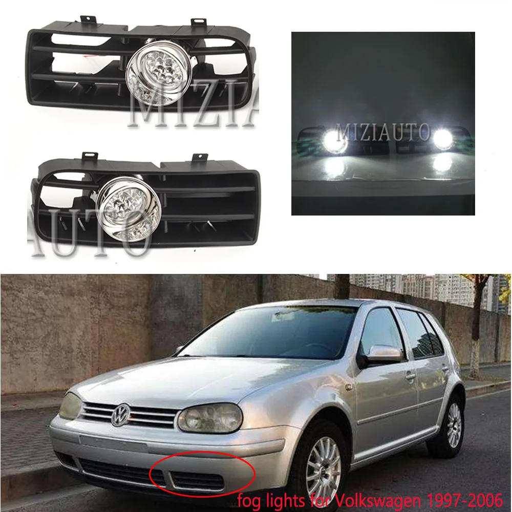 

For VW Golf 4 MK4 GTi TDI 1997-2006 Fog Light Foglamp Led Halogen Front Bumper Corner Headlights Signal Lamp Auto Accessories