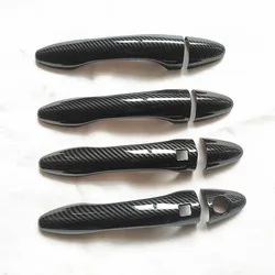 For Kia Optima K5 TF MK3 2012 2013 2014 Accessories Door Handle Cover trim handles covers plastic Imitation carbon fiber