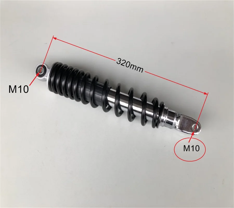 Original accessories Motorcycle Rear Shock Absorbers Damper for Scooter Haojue Suzuki LINDY 125 HJ125T-18 UZ125 UM125 BURGMAN