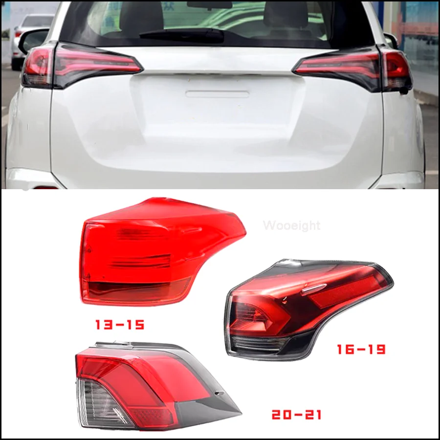Wooeight 1Pc Left/Right Outside/Inner Brake Stop Tail Light Lamp Turn Signal Warning Stop Lamp For Toyota RAV4 2009-2016 2021