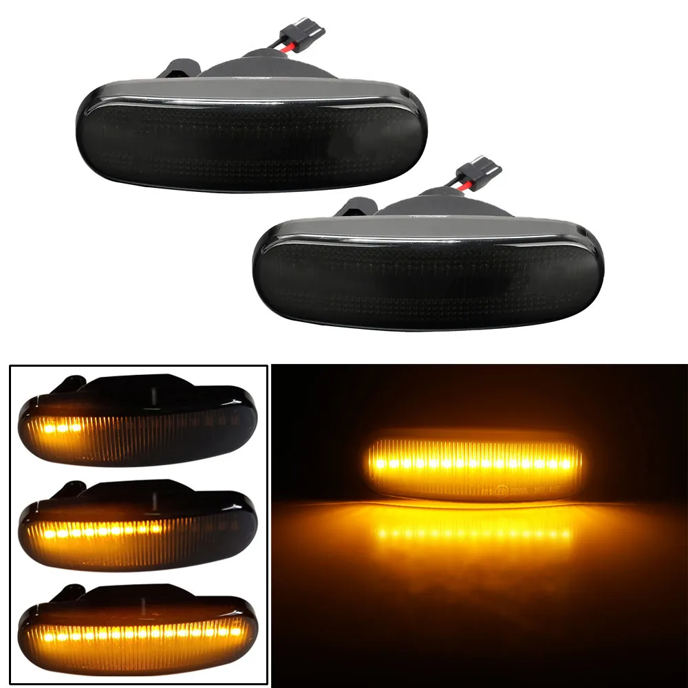 

Dynamic LED Side Marker Blinker Turn SIgnal Light For Fiat Panda 169 Grande Punto Inkl. Evo Doblo Fiorino Linea Idea